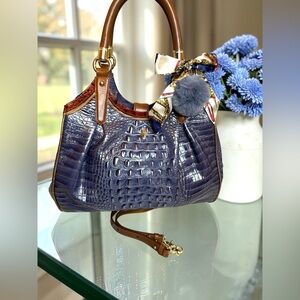 NWT Brahmin Elisa In Andesite Luciano with COA